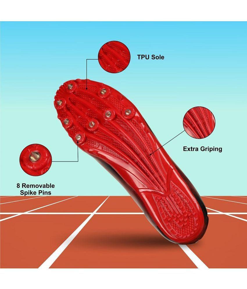 Premium Men Aivin Race Red Mens Sports Running Shoes - None 2025 at ShopCircuit | ONDC