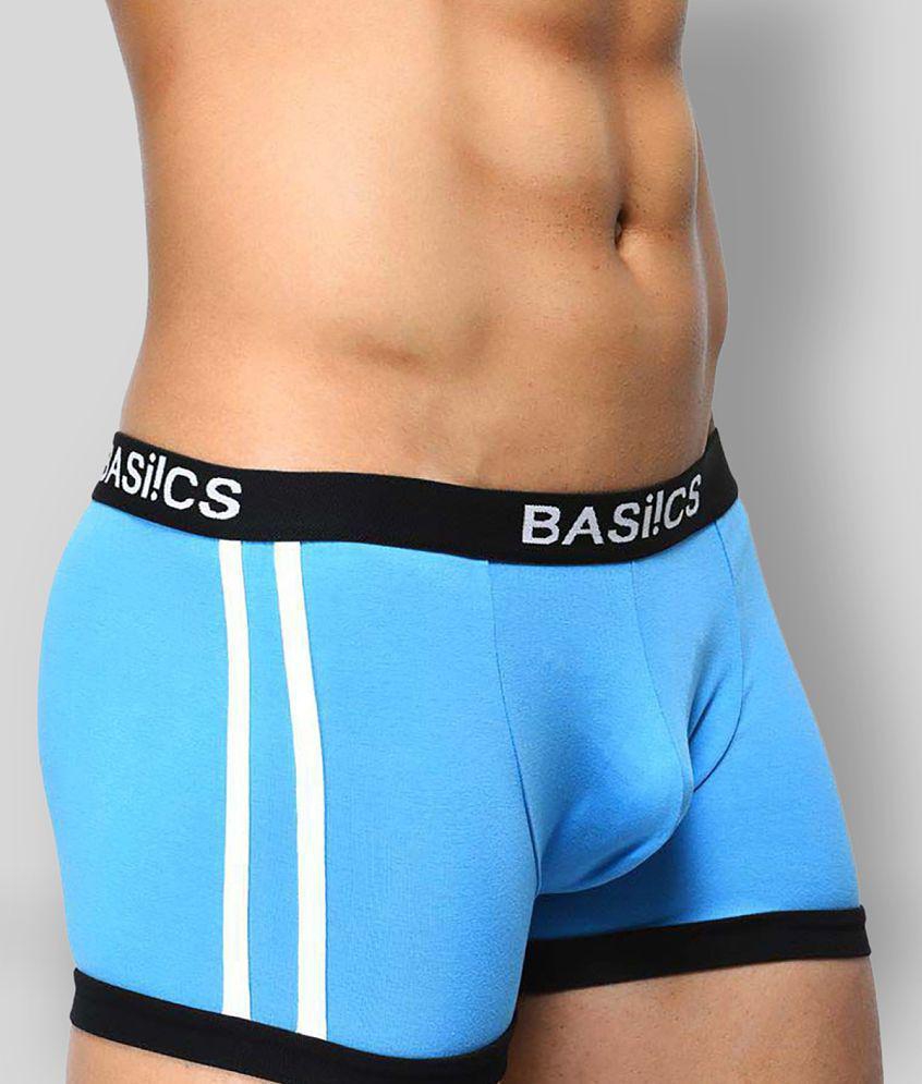 Trendy Men BASIICS By La Intimo - Multicolor Cotton Mens Trunks ( Pack of 2 ) - L 2025 at ShopCi