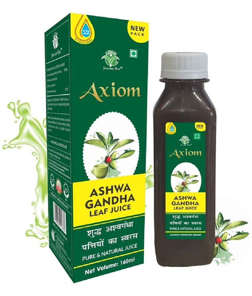 Axiom Chyawanprash 250ml + Ashwagandha leaf juice 160ml|100% Natural WHO-GLP,GMP,ISO Certified Product