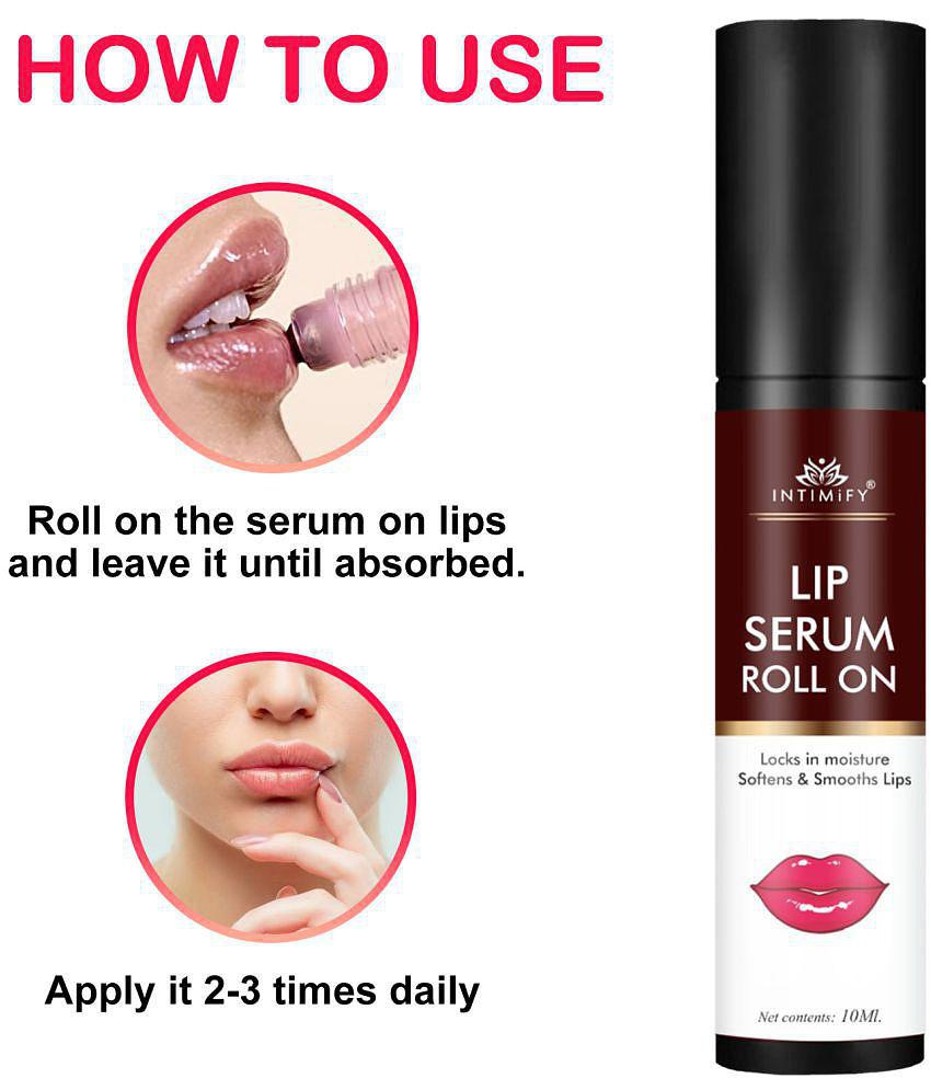 Intimify Lip Serum Roll On, pink lip serum, beetroot lip serum, lip gloss, 10 ml