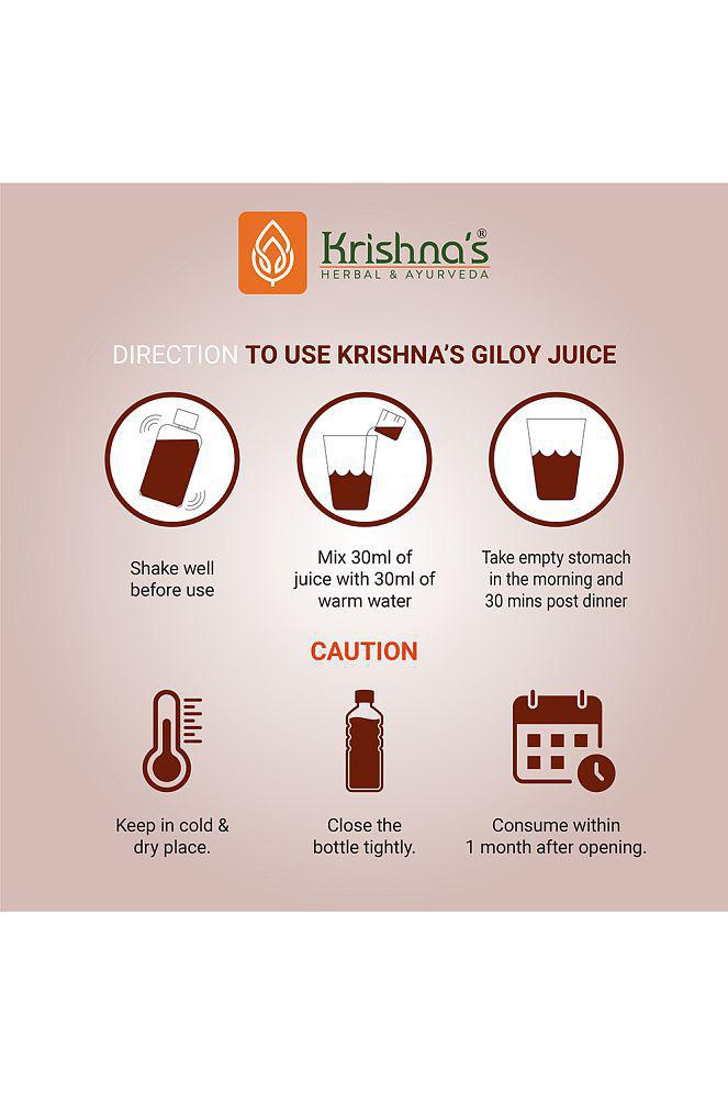 Krishna's Herbal & Ayurveda Giloy Juice 1000ml