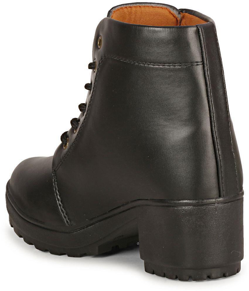 Ishransh - Black Women's Ankle Length Boots - None