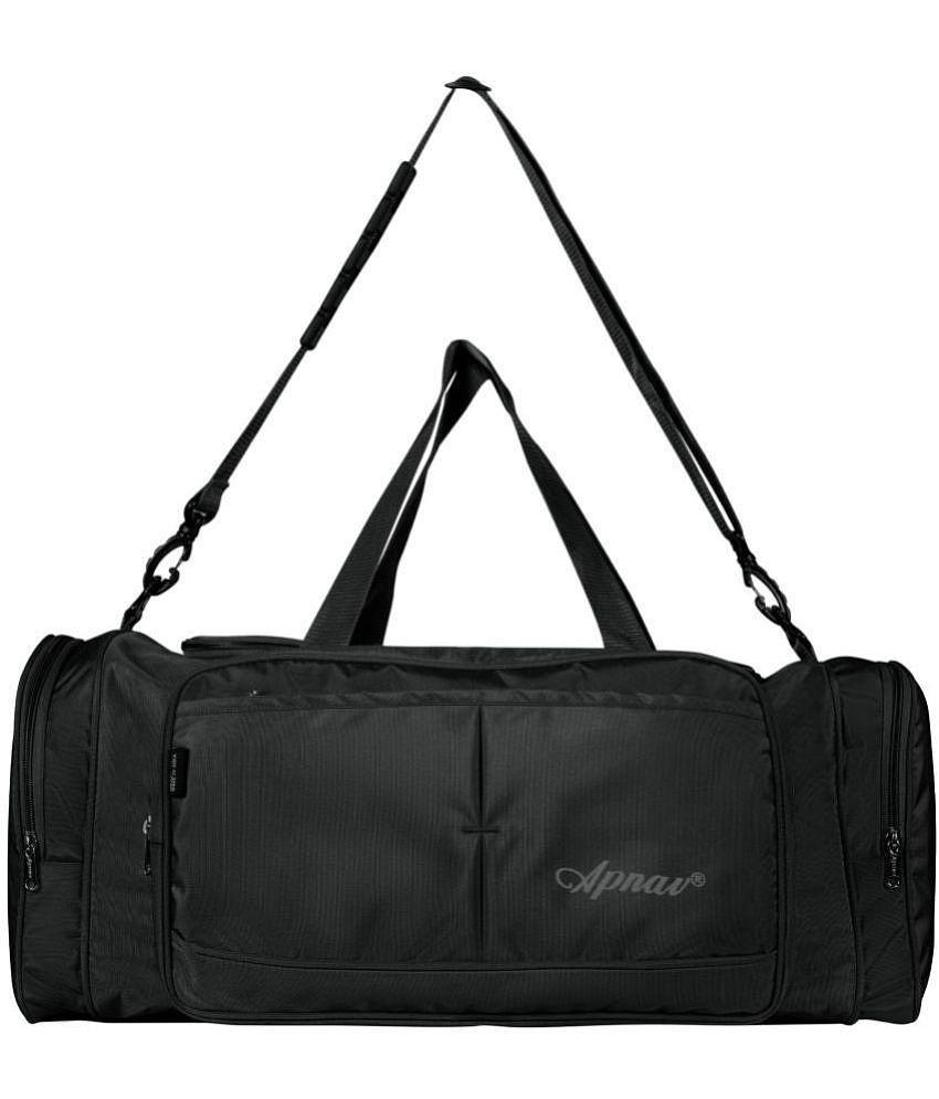 Premium Men Apnav 45 Ltrs Black Polyester Duffle Bag - Onesize 2025 at ShopCircuit | ONDC