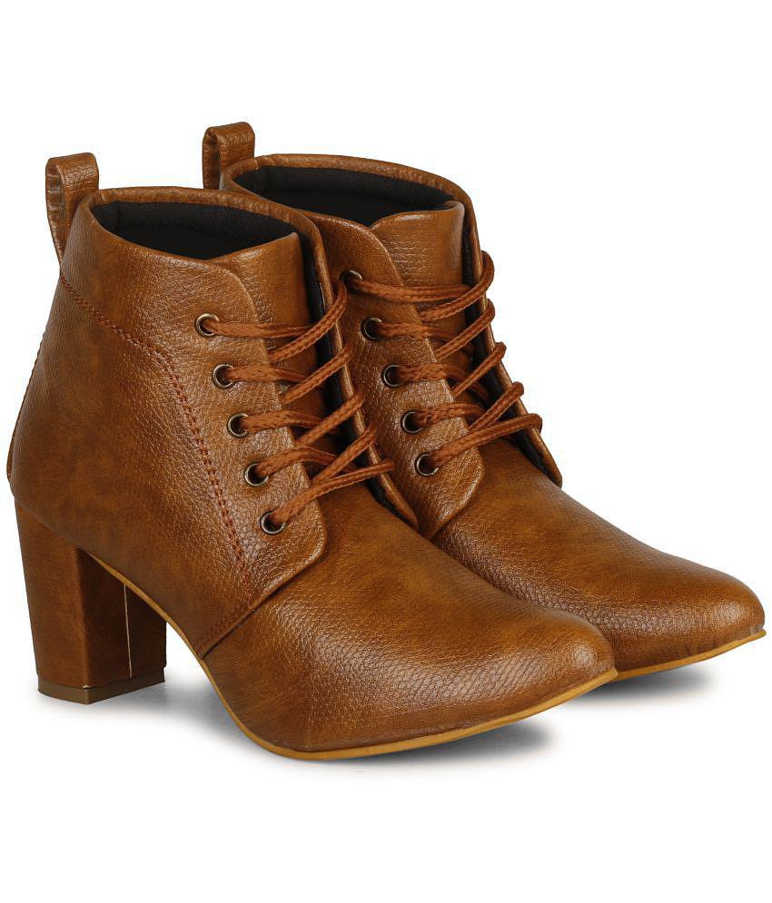 Ishransh - Brown Women's Ankle Length Boots - None