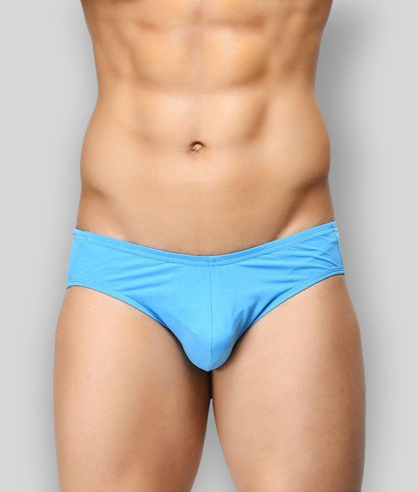 Sophisticated Men BASIICS By La Intimo - White Cotton Blend Mens Briefs ( Pack of 2 ) - L 2025 a