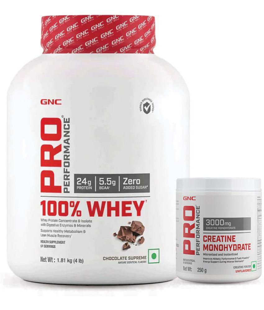 GNC - AMP Gold whey + Creatine Whey Protein Powder ( 2.06 kg , Chocolate Supreme - Flavour )