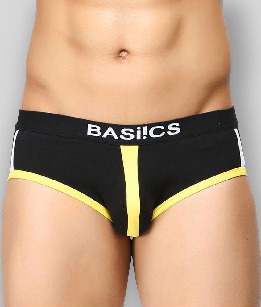 Premium Men BASIICS By La Intimo - Multicolor Cotton Blend Men's Briefs ( Pack of 1 ) - XL 2025 