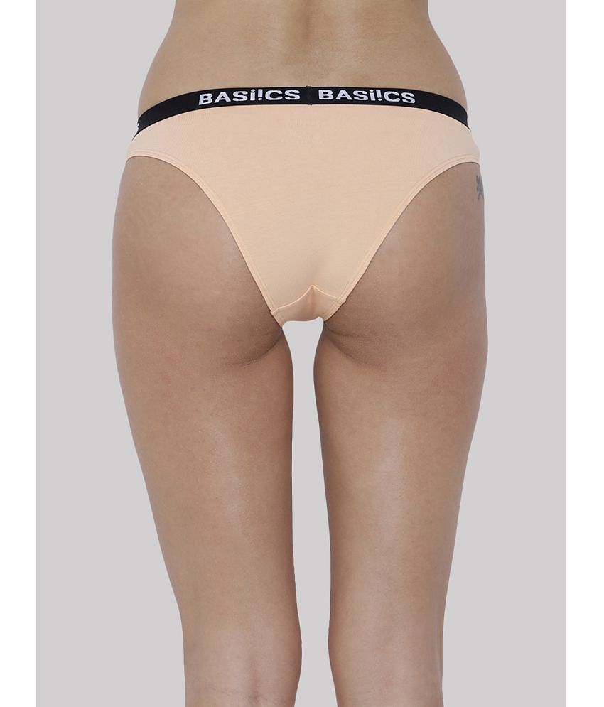 New Men BASIICS By La Intimo Cotton Lycra Solid Womens Bikini ( Beige ) BCPBR08 - None 2025 at S
