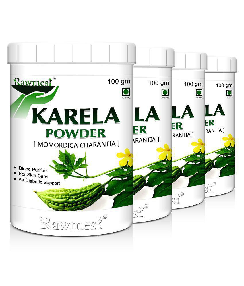 rawmest Karela Powder 400 gm Pack Of 4