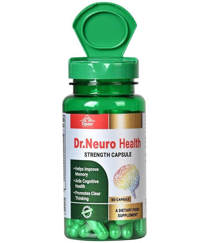 Cipzer Dr. Neuro Health, Natural Formula for Mental Clarity & Focus Brain Booster, 60 capsules