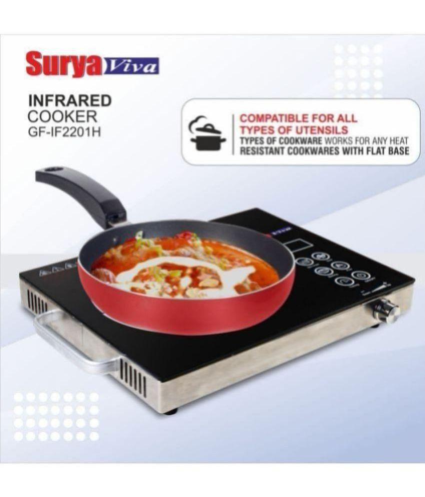 SURYAVIVA Touch Infra 2200 Watt Induction Cooktop