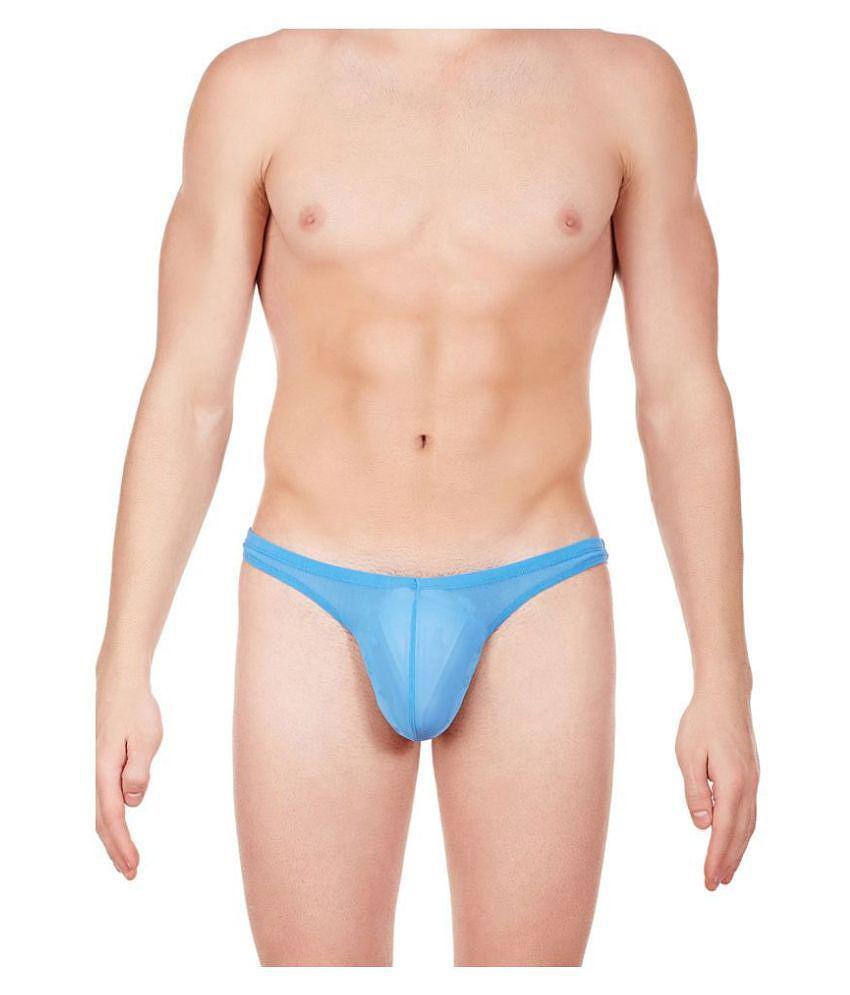 Luxurious Men La Intimo Nylon Mens Thongs ( Blue ) - M 2025 at ShopCircuit | ONDC