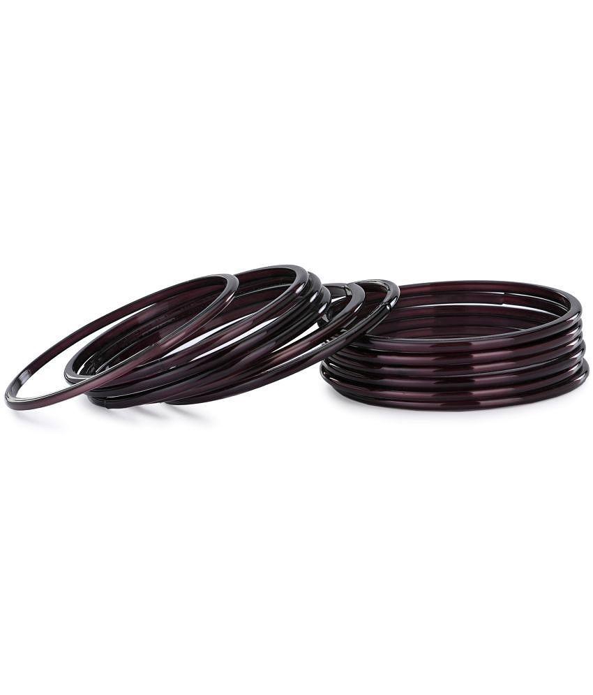Sophisticated Men Somil - Brown Bangle ( Pack of 12 ) - None 2025 at ShopCircuit | ONDC