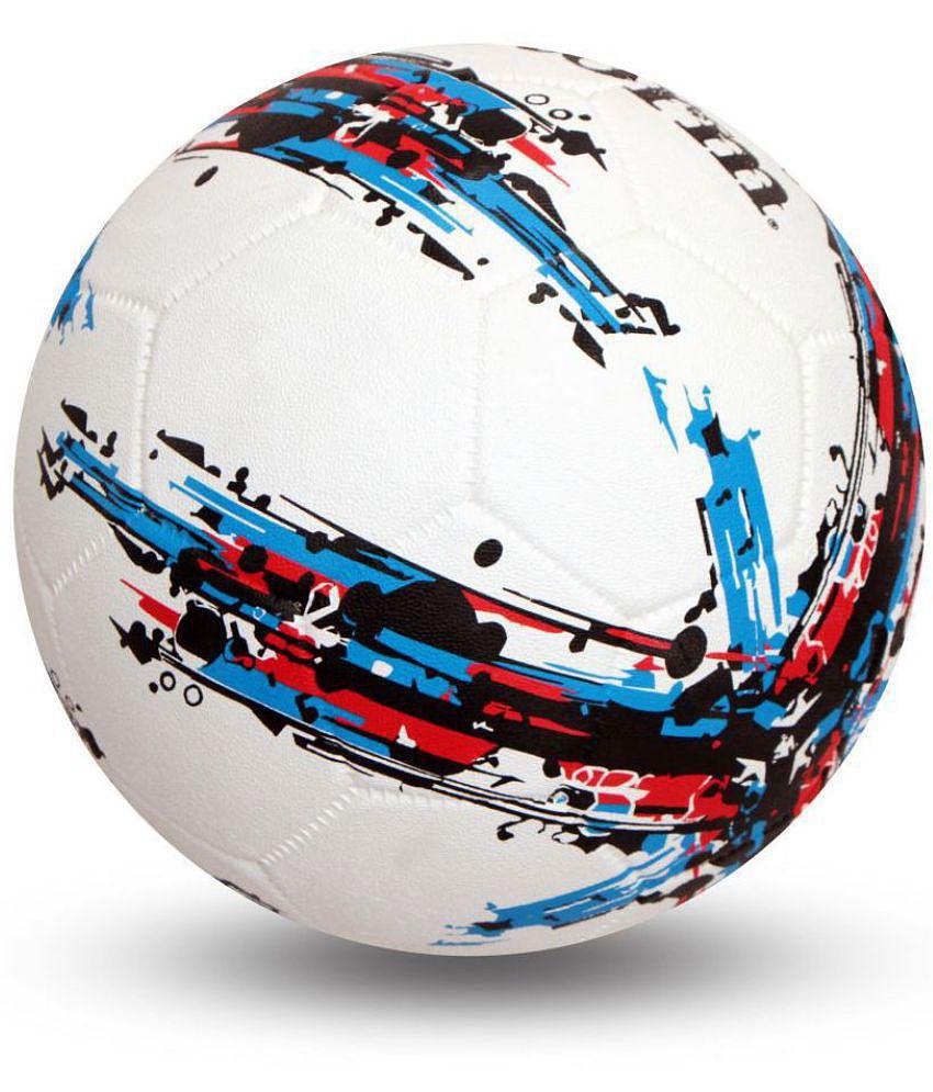 Nivia - White Rubber Football ( Pack of 1 ) - 5