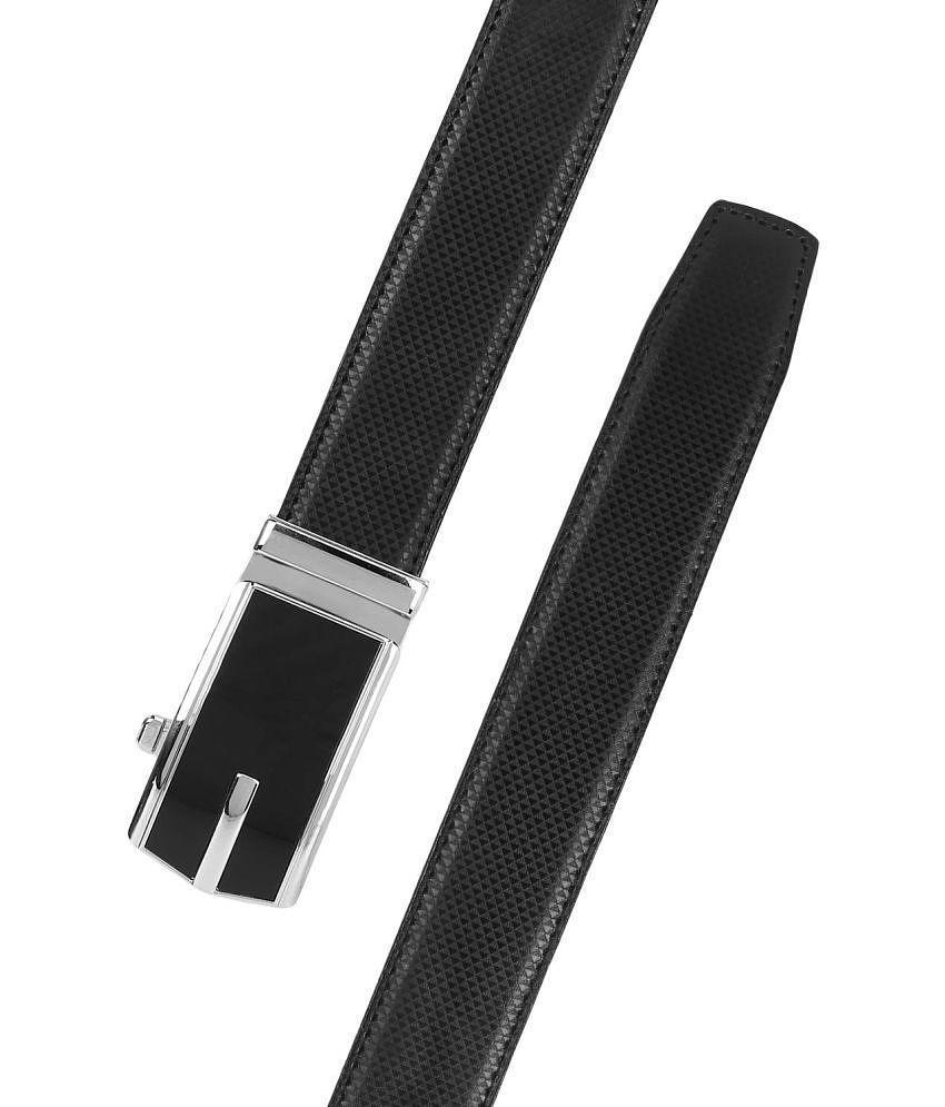 Buy Online Garg Store Zacharias - Black Canvas Men's Casual Belt ( Pack of 1 ) - None