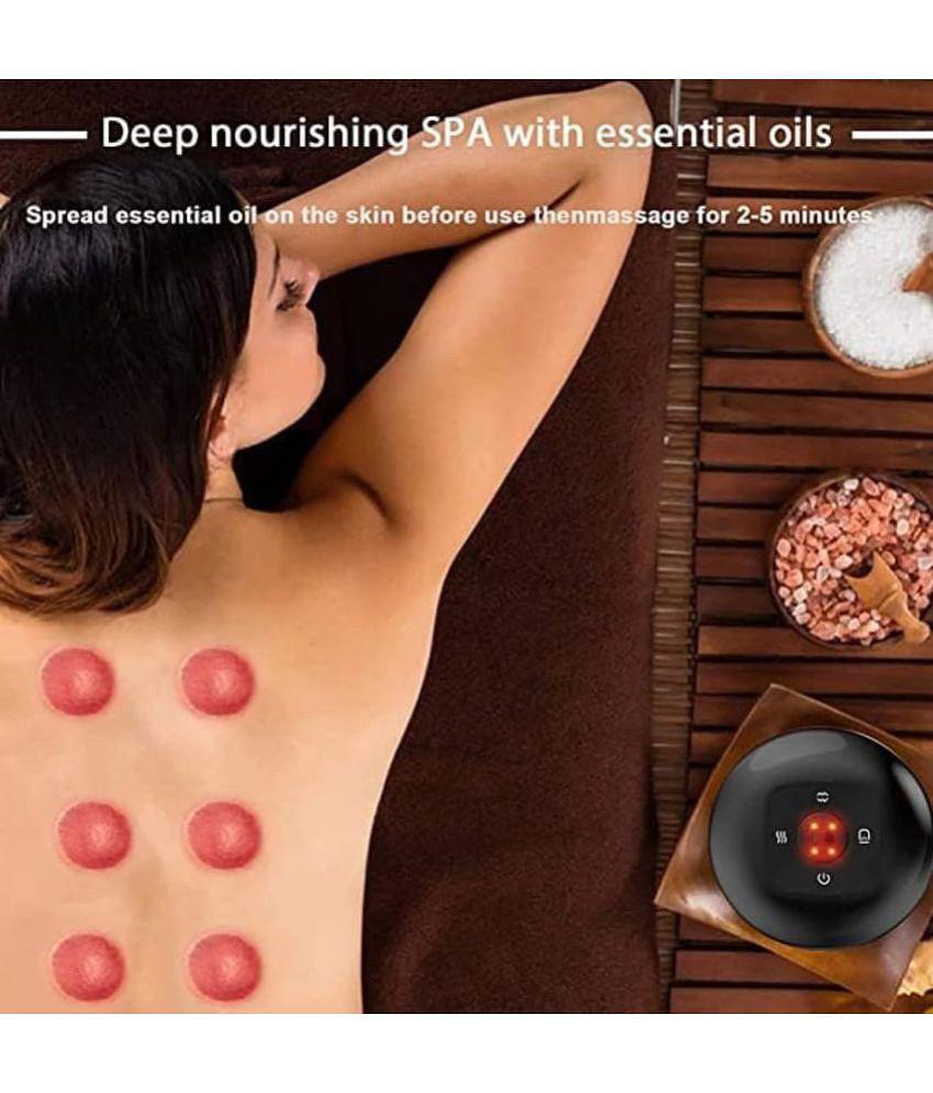 Gatih Electric Suction Cupping Tools Metal Polish Block Full Body Vacuum Suction Massager Heating Therapy 1 no.s