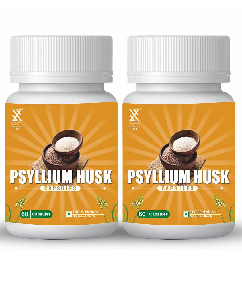 xovak pharmtech Organic Psyllium Husk Capsule 100 gm Pack Of 2