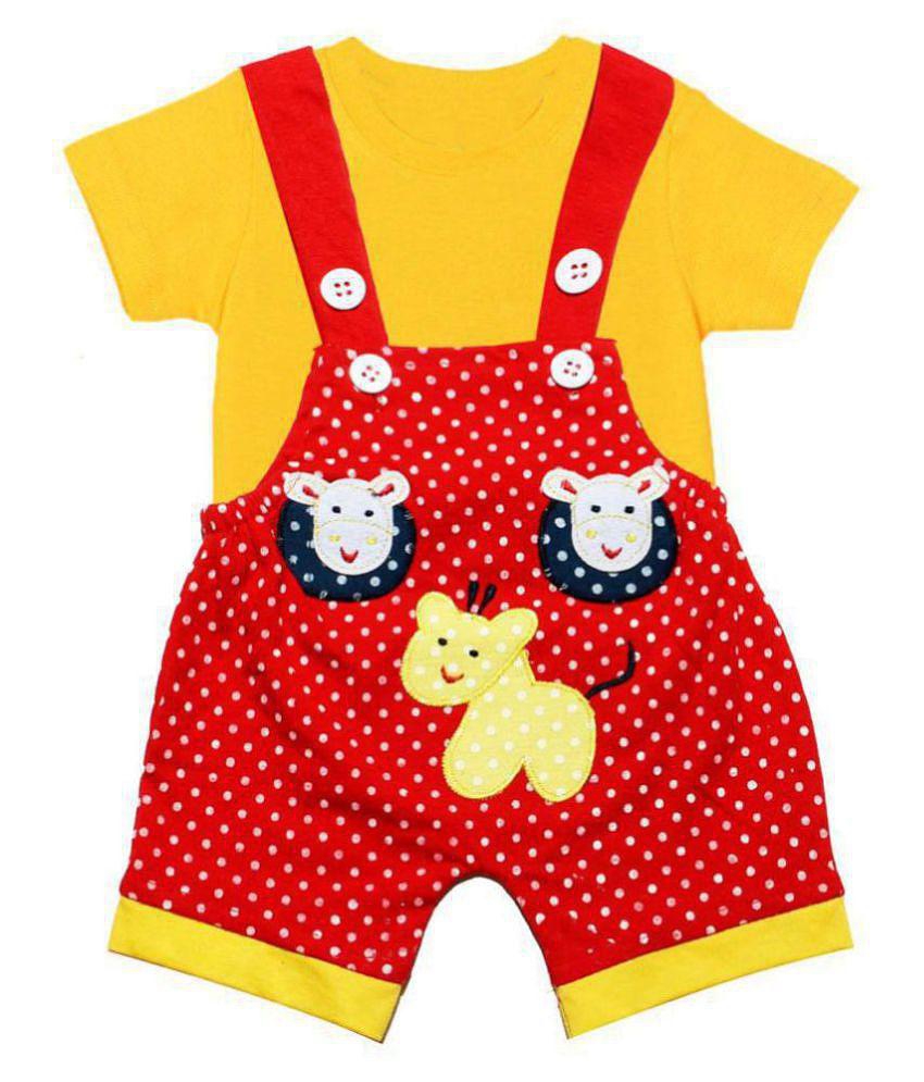 Luxurious Women Babeezworld Dungaree For Boys & Girls Casual Printed Pure Cotton - None 2025 at 