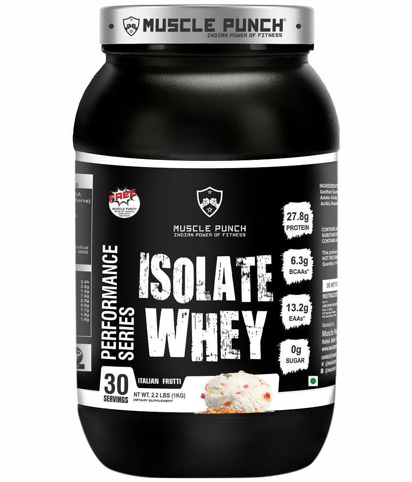 Muscle Punch | 100% Whey ISOLATE Protein - PERFORMANCE SERIES | 1 kg