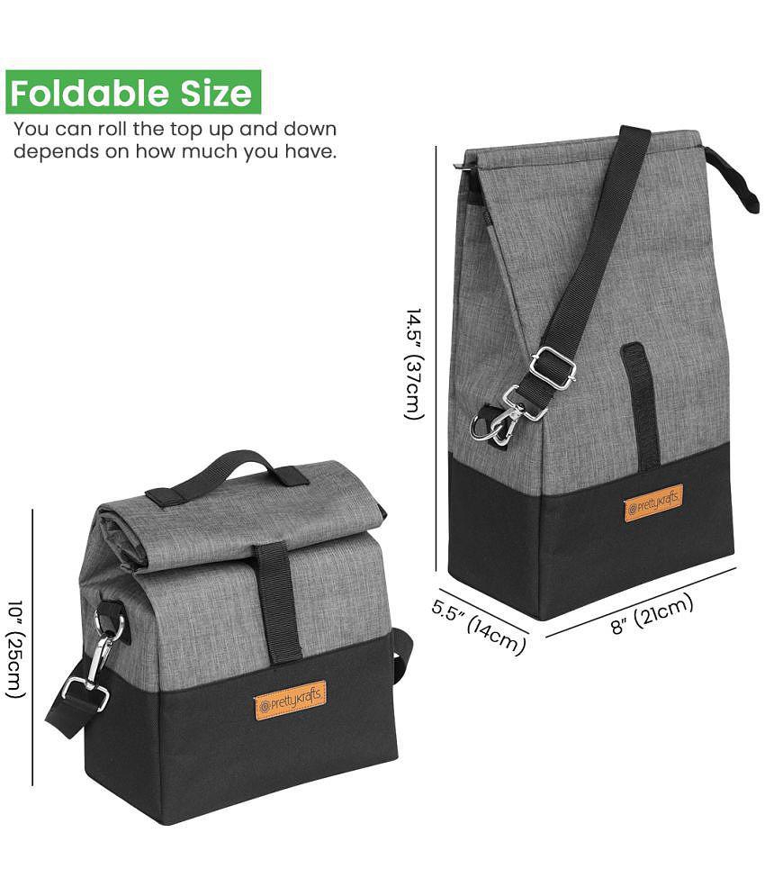 Exclusive Men PrettyKrafts - Grey Lunch Bags ( 1 Pc ) - Grey 2025 at ShopCircuit | ONDC