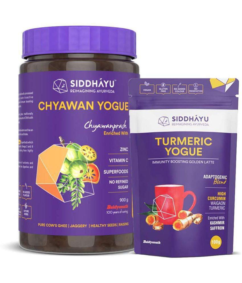 Siddhayu Chyawan Yogue Chyawanprash (By Baidyanath) 900 Gm + Turmeric Yogue 100 Gm