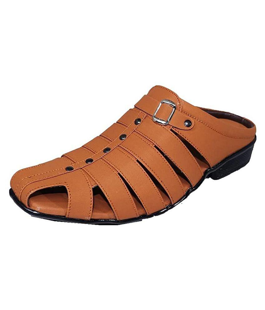 Premium Men RAGE GAZE - Tan  Men's Sandals - 9 2025 at ShopCircuit | ONDC