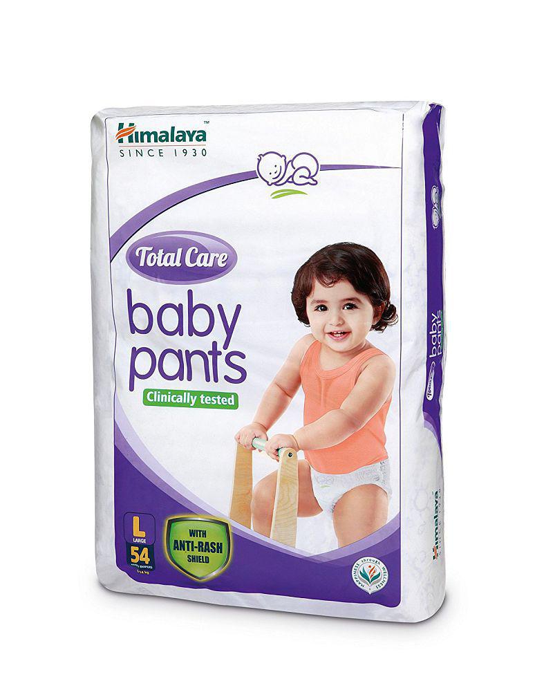 Himalaya Total Care Large Size Baby Pants Diapers (54 Count)