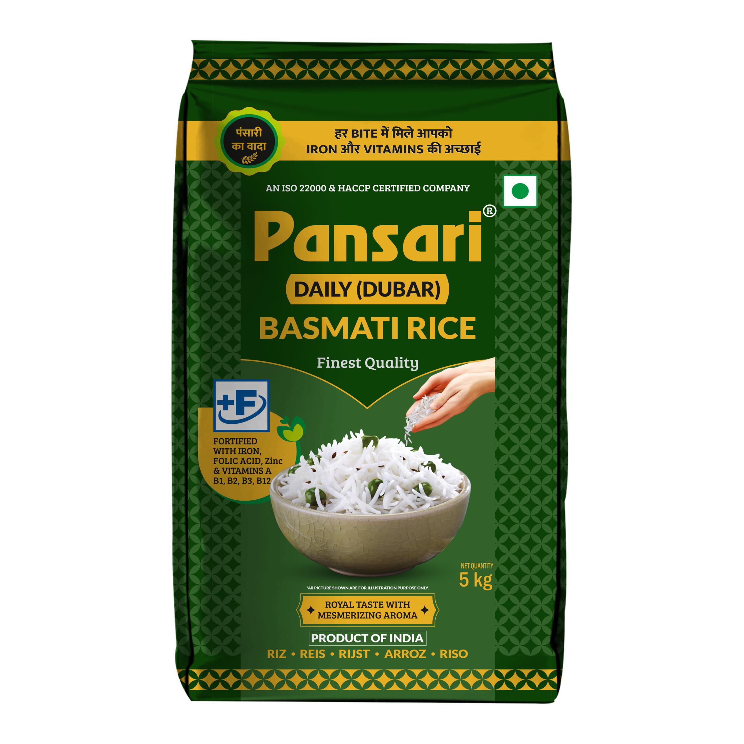 PANSARI DAILY BASMATI RICE 5KG