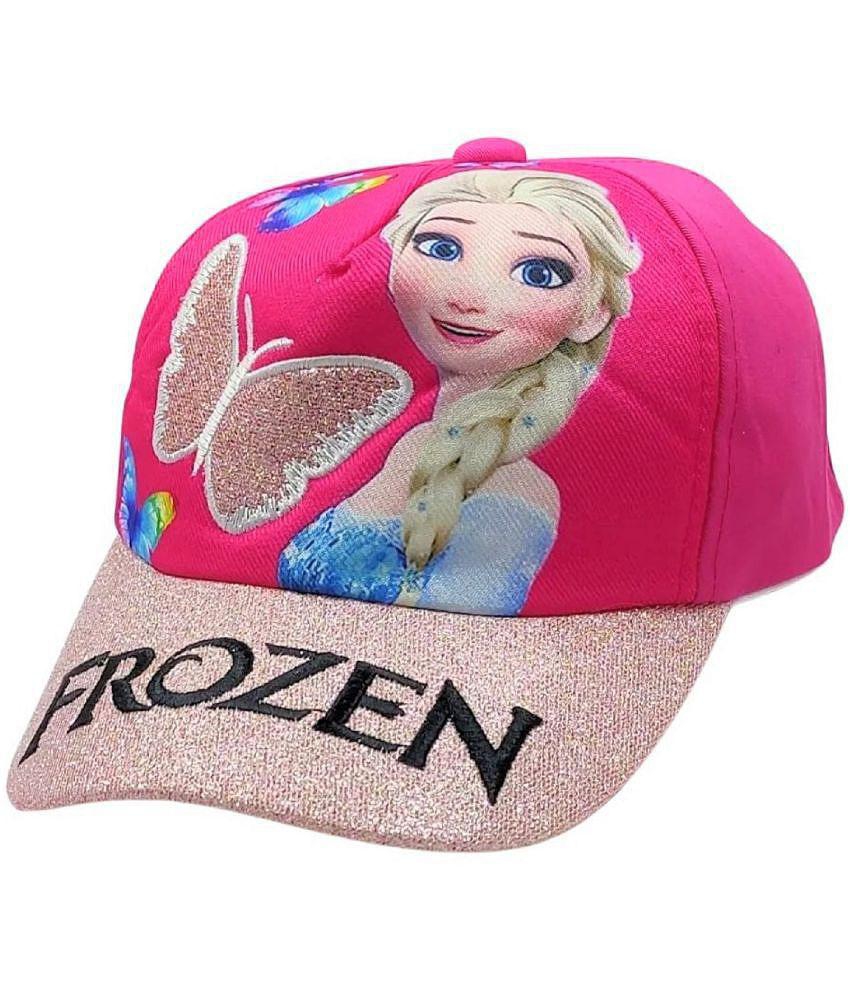 Trendy Men Zacharias Girl's Kids Cotton Cap kc-15-Dark-Pink- (Pack of 1) (1-4 Years) - None 2025