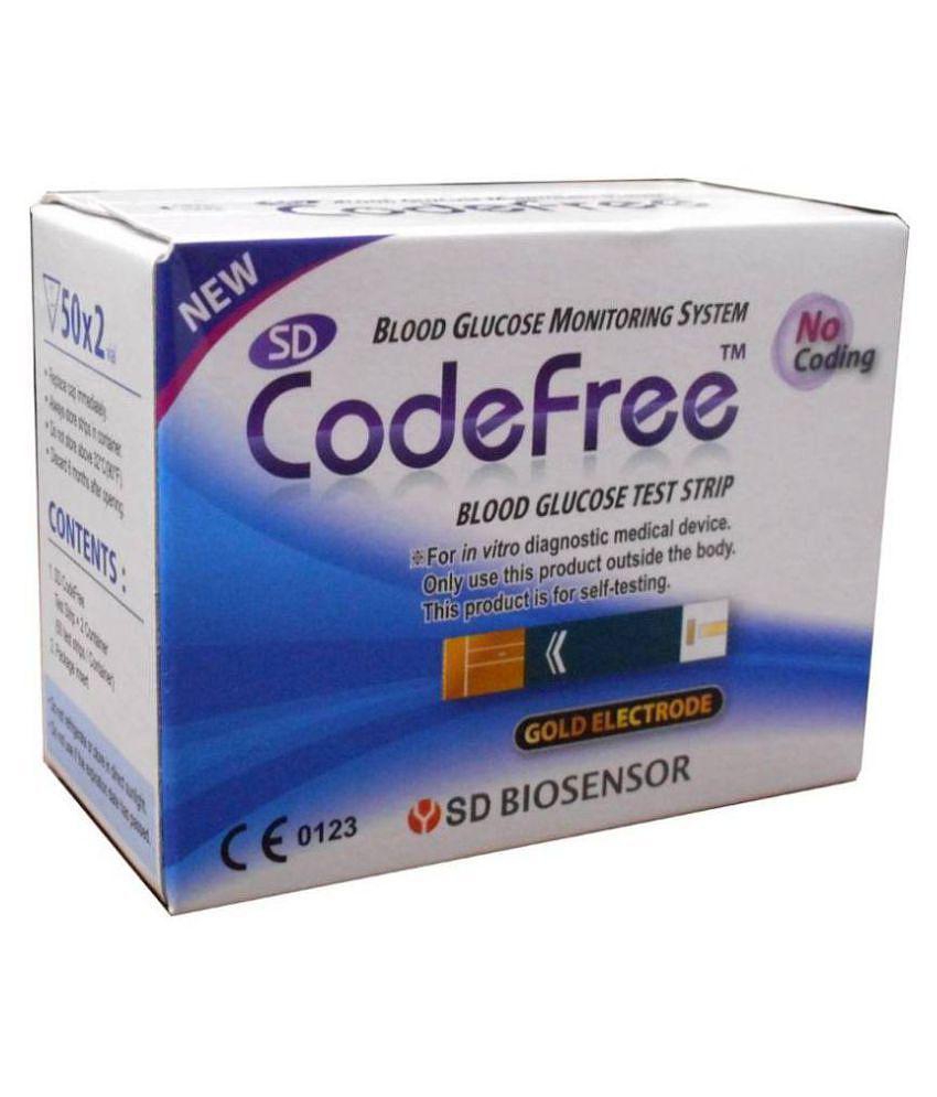 SD Biosensor SD Codefree Glucometer Strips Codefree Expiry March 2024