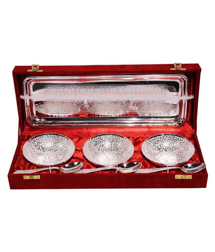 Arsalan Silverplated Gold/Silver Plated Gift Item - Pack of 7