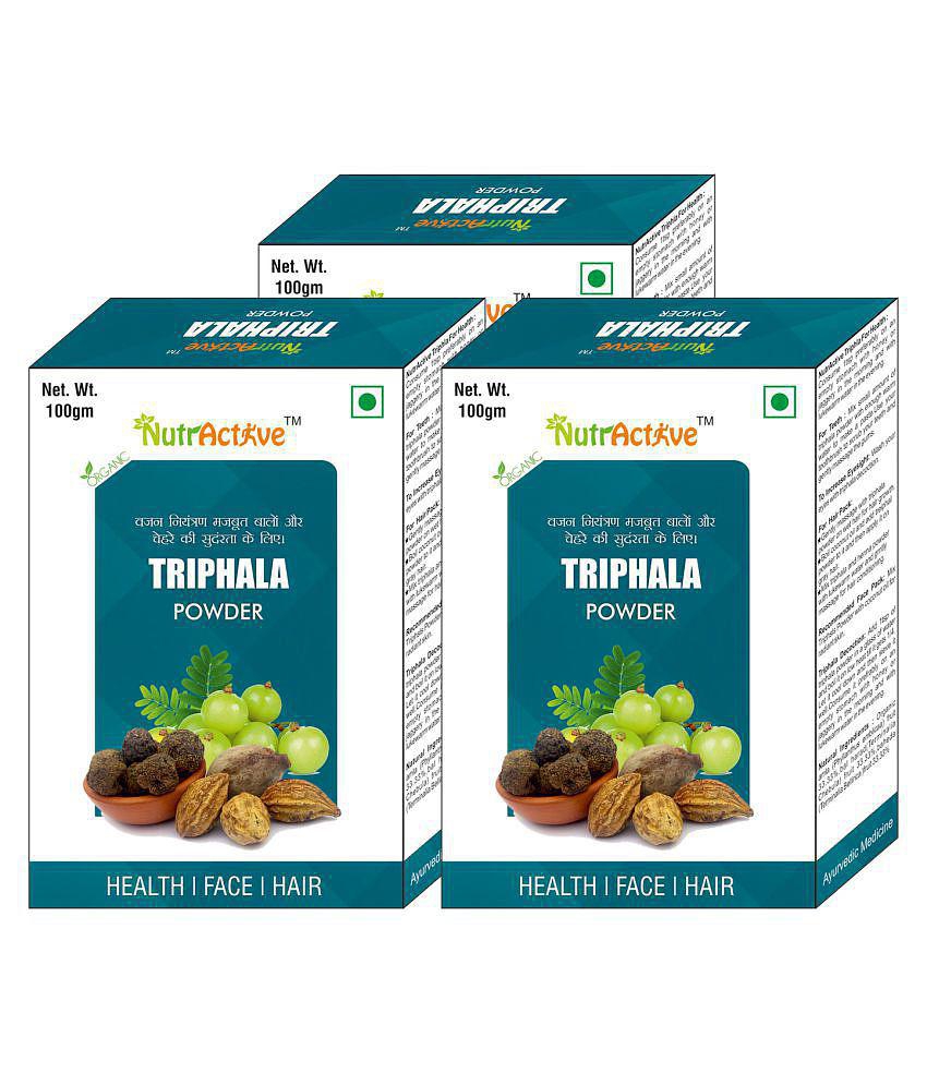 NutrActive Triphala Powder 100 gm Pack of 3