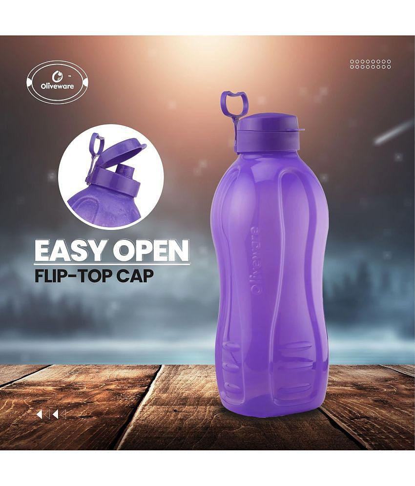 Oliveware Purple Water Bottle 2000 mL ( Set of 2 ) - Purple