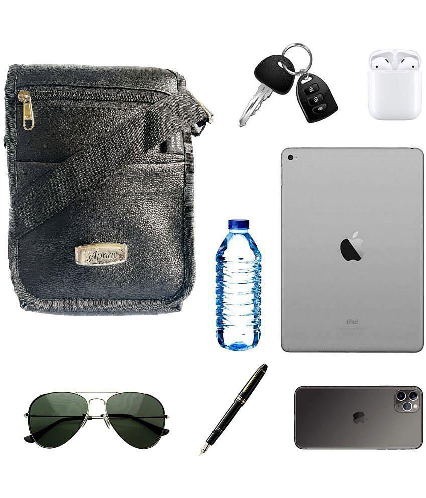New Men Apnav SLING LV P.U. Black Passport Holder - Black 2025 at ShopCircuit | ONDC