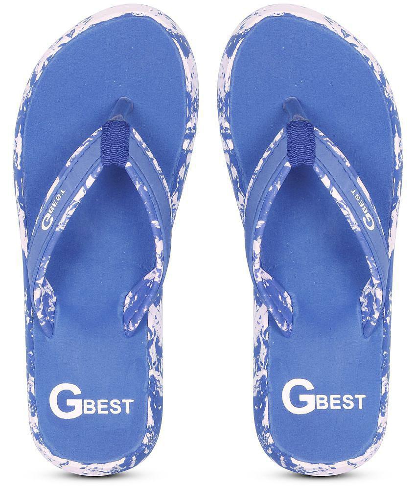 GBest - Blue Women's Daily Slipper - None