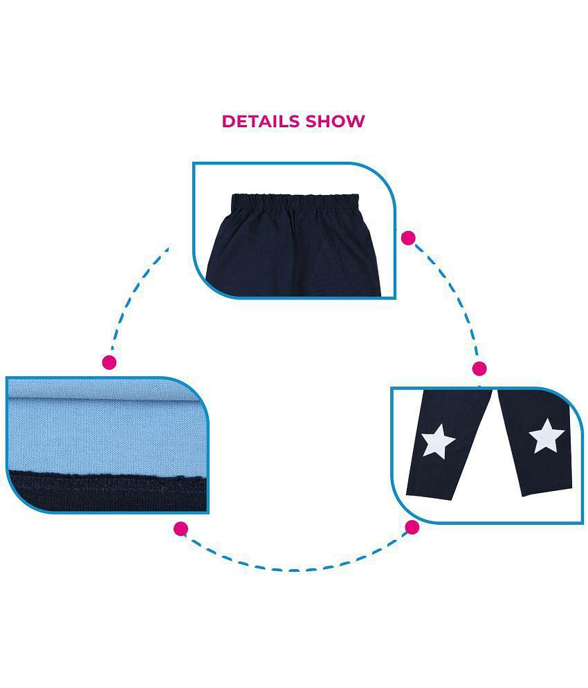 Premium Men CATCUB Boys & Girls Cotton Printed Clothing Set(CC-153-0-1; Blue; 6-12 Months) - Non