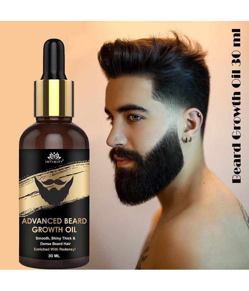 Intimify Advanced Beard Growth Oil, for hair beard oil, much beard oil, anti greying beard oil, 30 ml