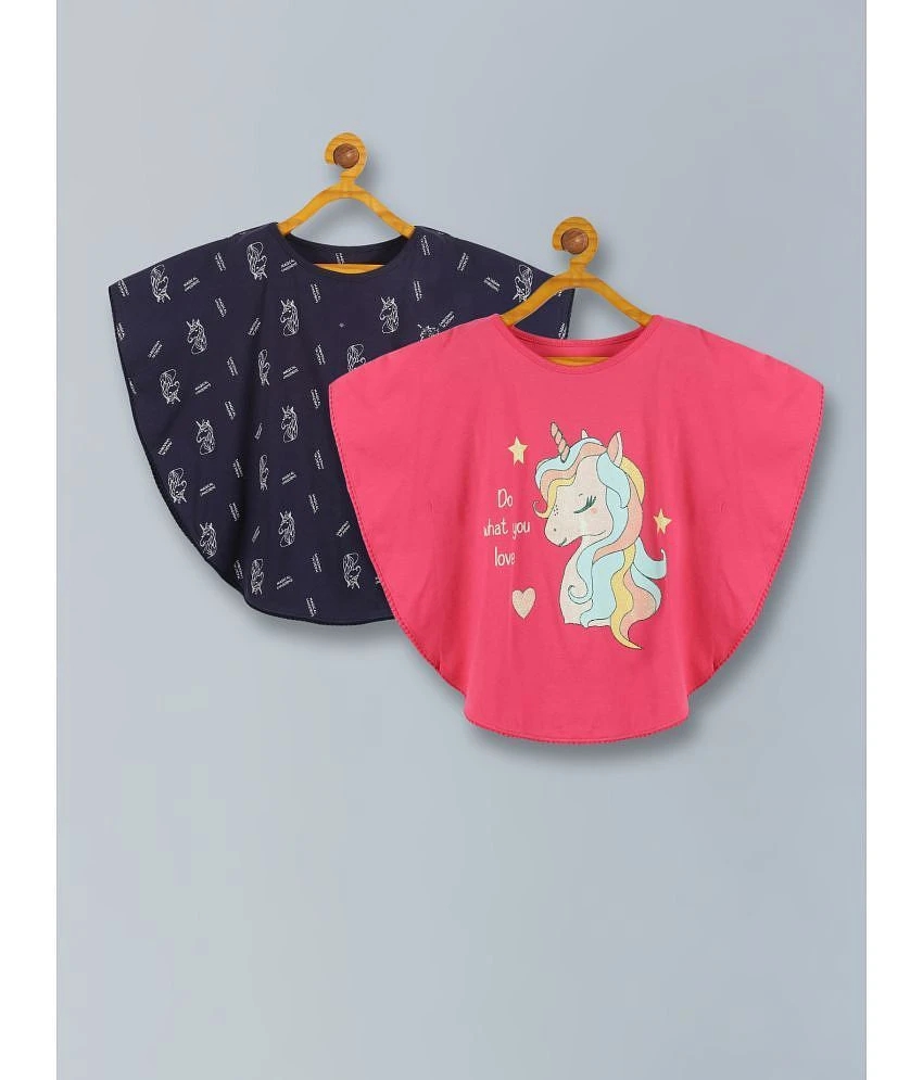 Trendy Men PLUM TREE - Navy 100% Cotton Girls T-Shirt ( Pack of 2 ) - None 2025 at ShopCircuit |