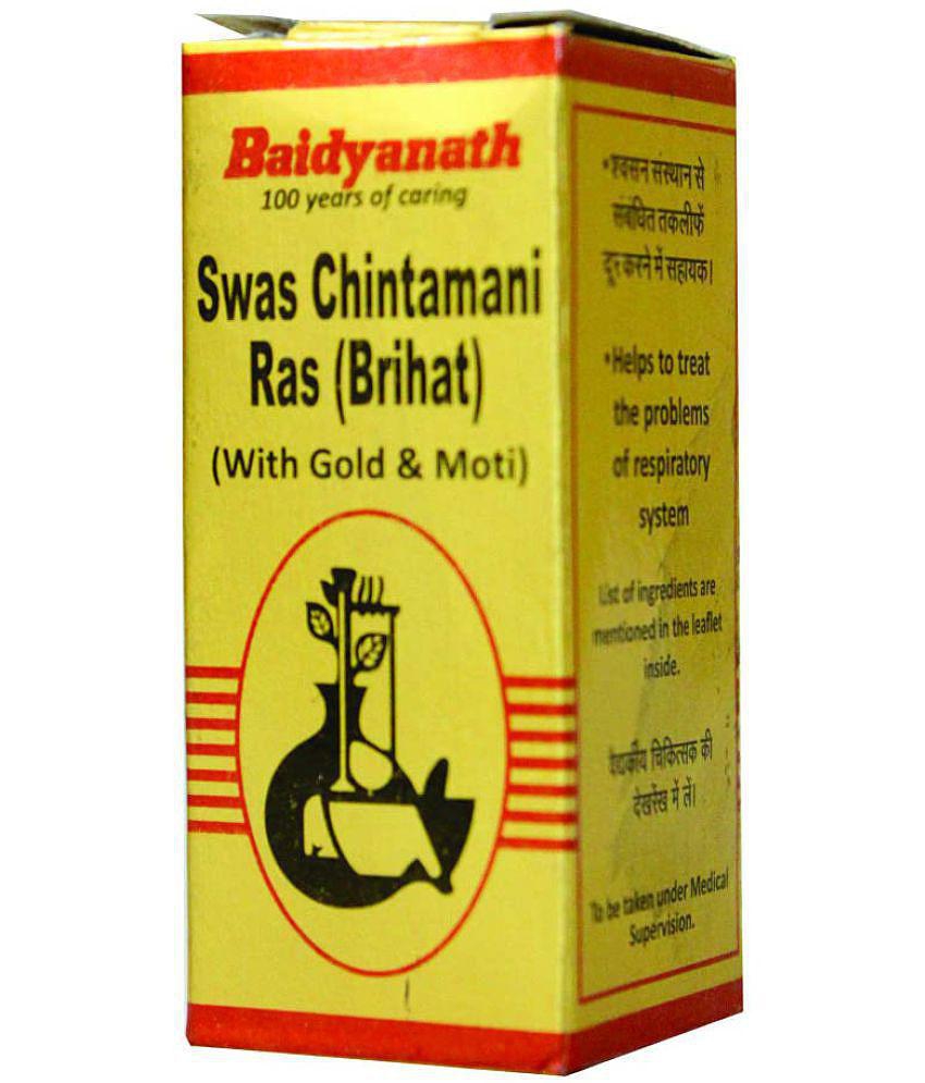 Baidyanath Swas Chintamani Ras Brihat SY, 5 Tablets