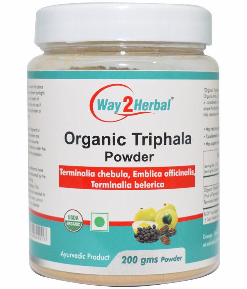 Way2Herbal Organic Triphala Powder 200 gm Pack Of 1