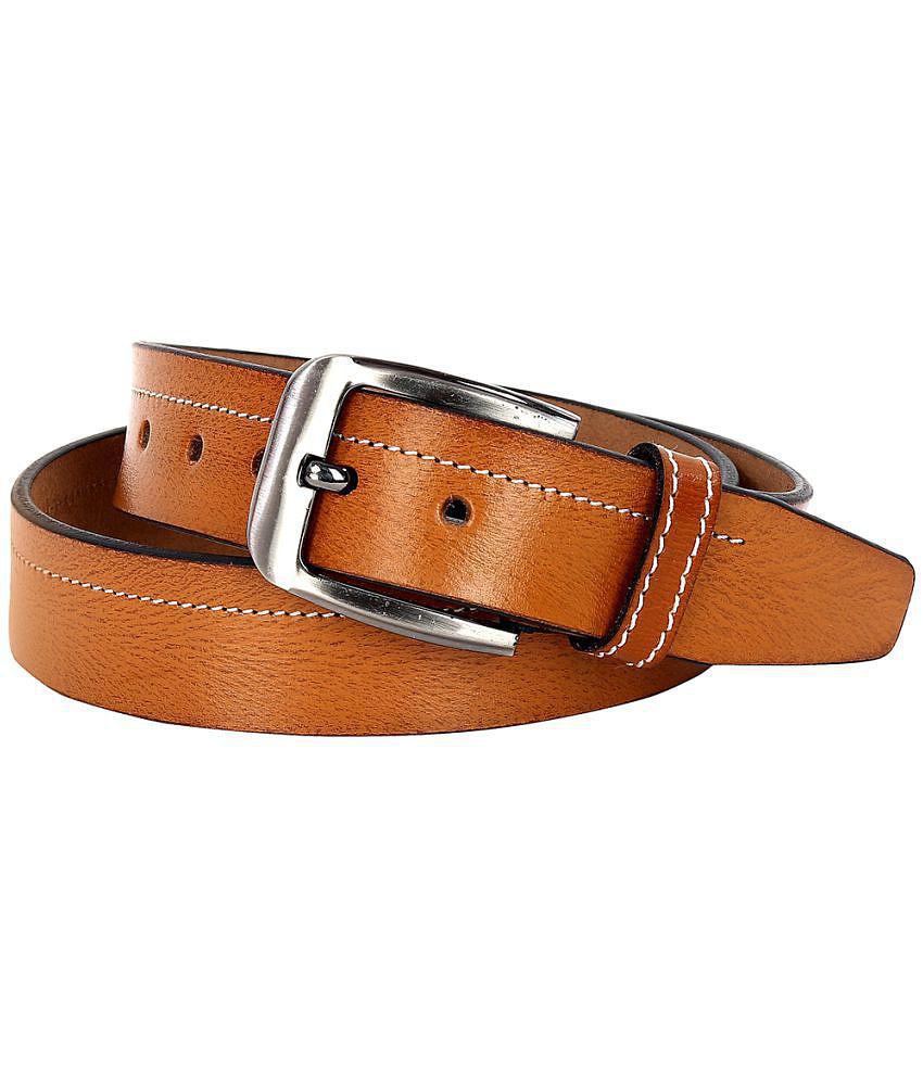 Top Men Leather World - Leather Mens Casual Belt ( Pack of 1 ) - None 2025 at ShopCircuit | ONDC