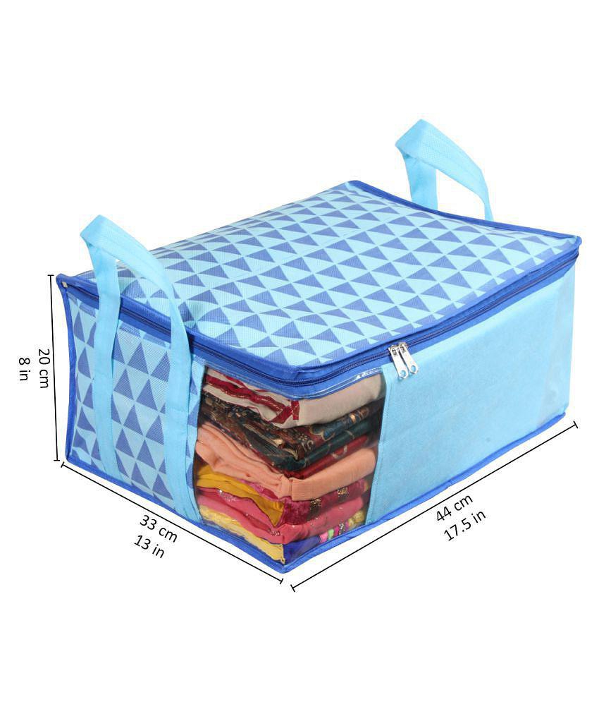 New Men PrettyKrafts Non Woven Saree Cover Storage Bags Premium Quality Saree Organizer for Ward