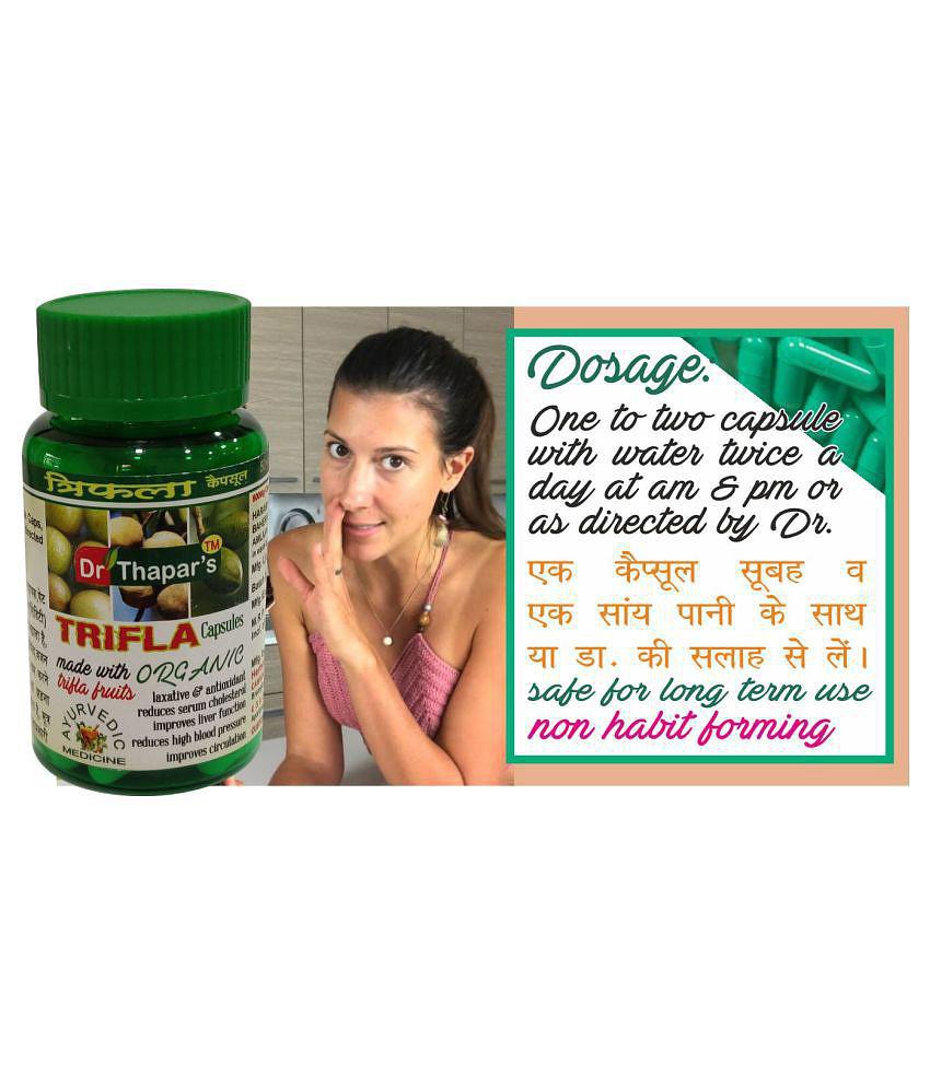 TRIFLA DIGESTIVE CARE CAPSULES ORGANIC by DR. THAPAR Capsule 500 mg