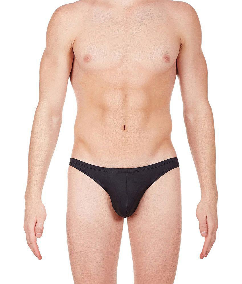 Sophisticated Men La Intimo - Black Polyester Men's Thongs ( Pack of 1 ) - M 2025 at ShopCircuit