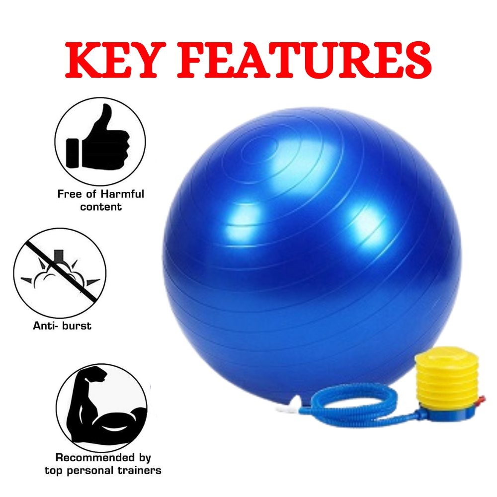 Best Exercise Gym Ball in India-65mm