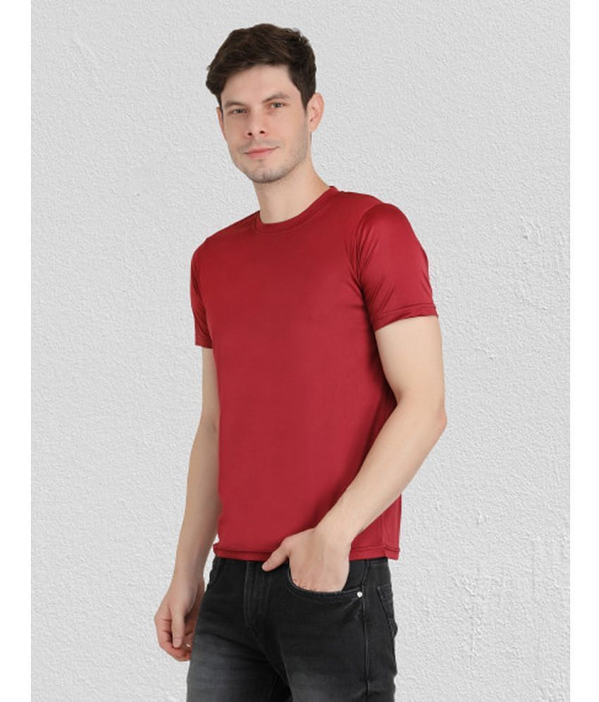 Exclusive Men Ben Toi - Maroon Polyester Regular Fit Mens T-Shirt ( Pack of 3 ) - None 2025 at S
