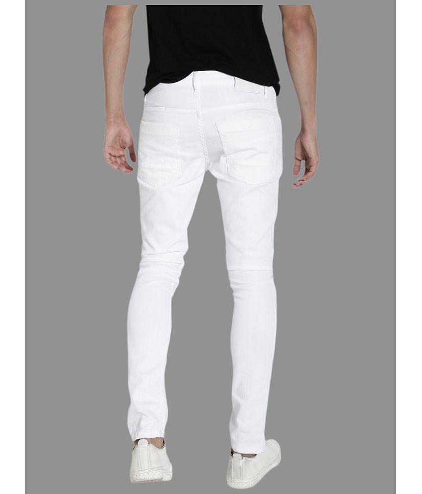 Lawson - White Denim Skinny Fit Men's Jeans ( Pack of 1 ) - None