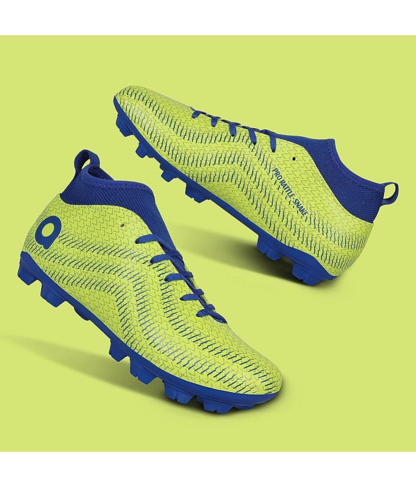 Latest Men Aivin Rattle Snake Green Football Shoes - 5 2025 at ShopCircuit | ONDC