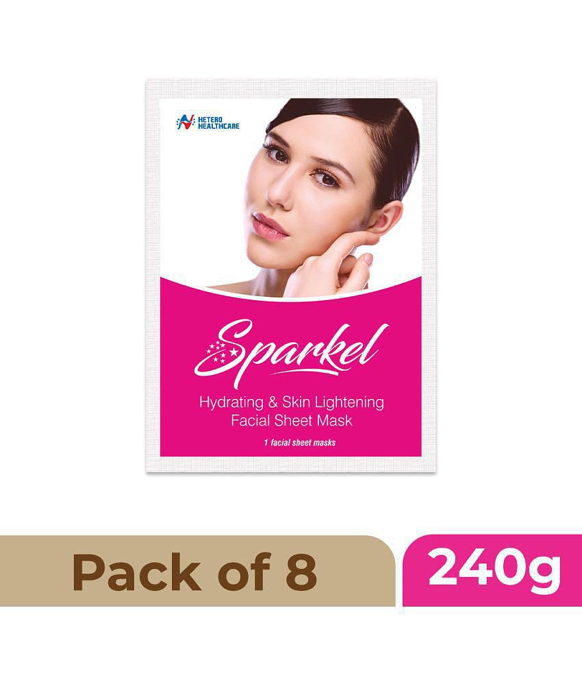 Sparkel - Skin Hydrating Mask For All Skin Type ( Pack of 8 )