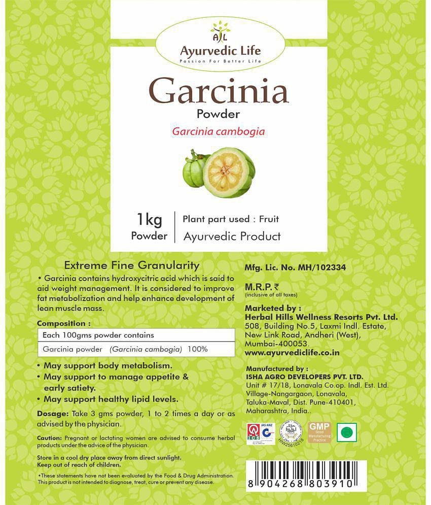 Ayurvedic Life Garcinia Powder 1 kg Pack Of 1